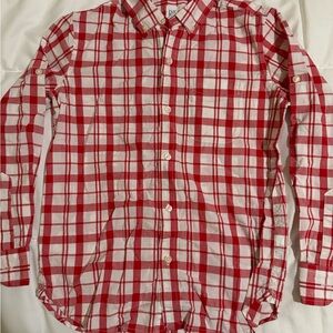 GAP Red and White Plaid kidsShirt
